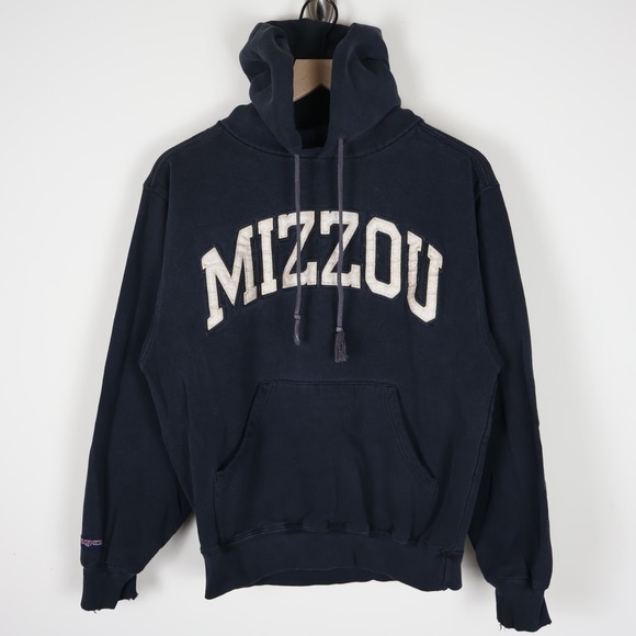 Jansport Tops - Vintage Y2K Mizzou Tigers Embroidered Glitter Logo Pullover Hoodie Small 20.5x23
